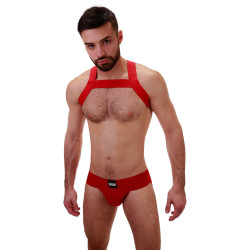 Barcode Berlin Harnais Élastique MATT Rouge
